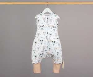 Śpiworek Bear Balloons z nogawkami 